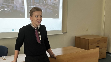 Cukrářská superstar Iveta Fabešová besedovala v aule OA